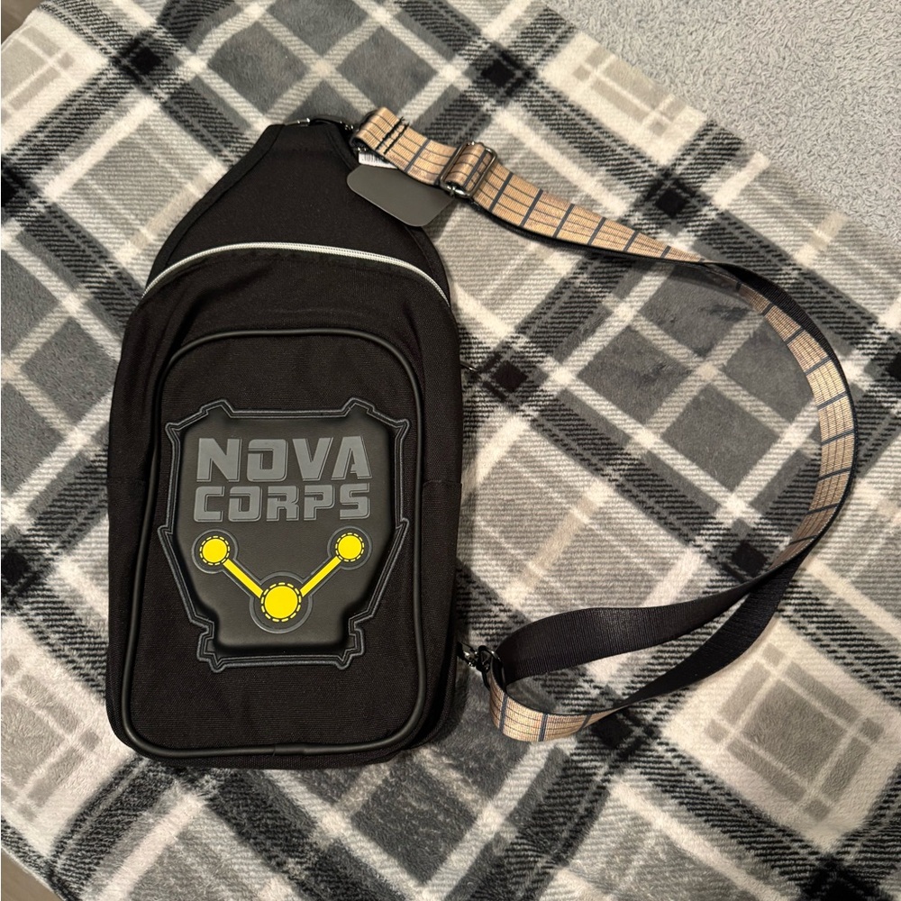 Disney Black and Yellow Nova Corps Shoulder Bag